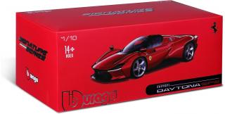 Ferrari Daytona SP3 2022 Rosso Magna (rotmetallic) Open Top Burago 1:18 Signature